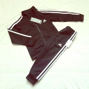 NWT Adidas Size Boys Tricot Set MRSP45